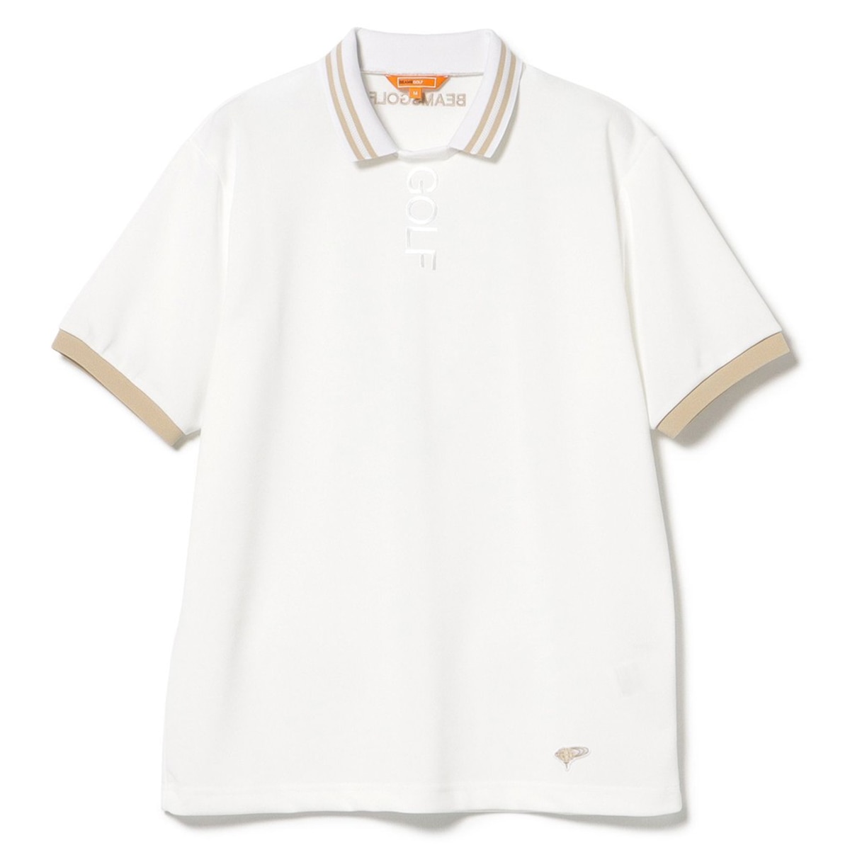 ORANGE LABEL 襟付き ポリエステルジャージ プルオーバー(半袖シャツ