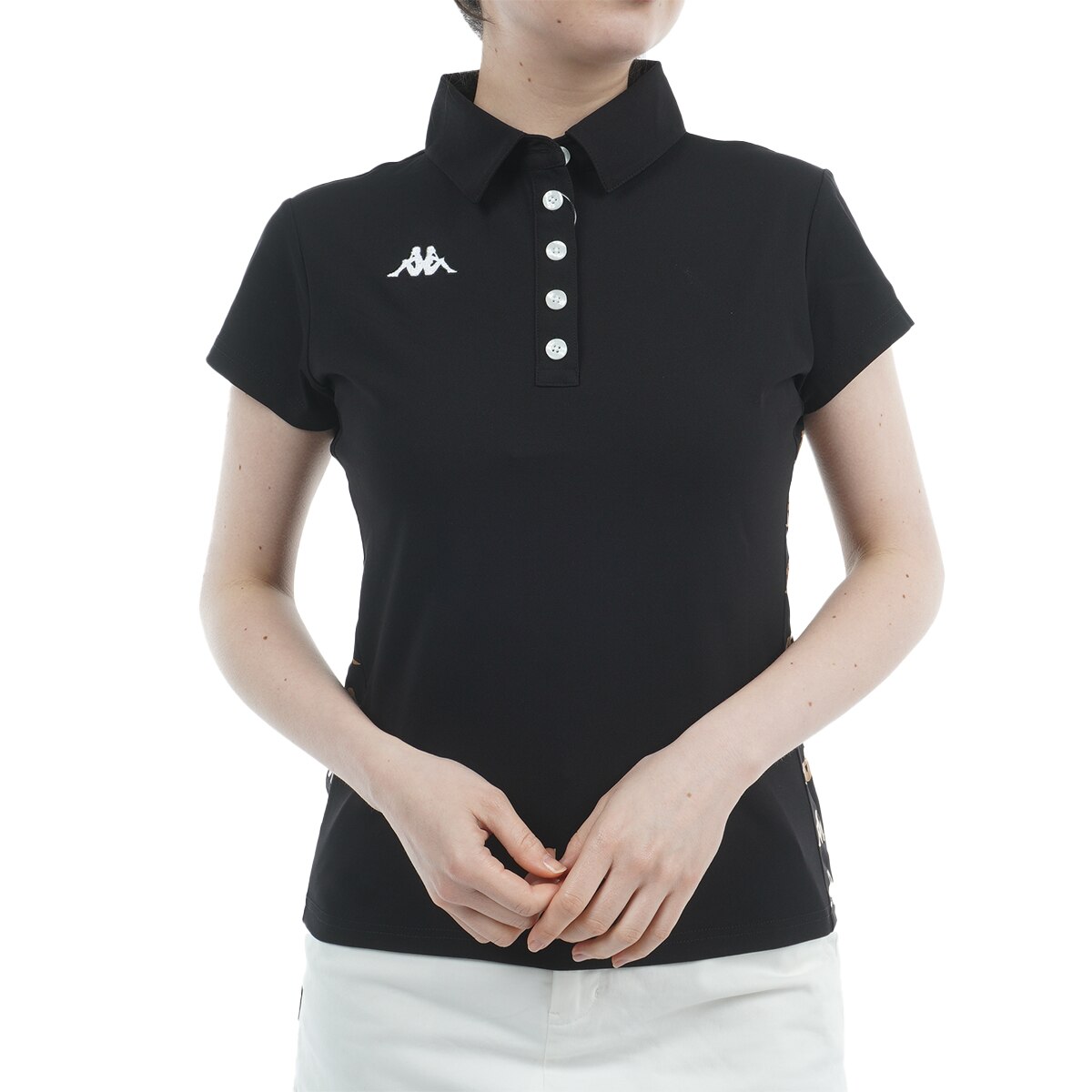 ポロシャツ ポロ 「Kappa GOLF」バンダロゴ　半袖ポロシャツ レディース Kappa ポロシャツ ポロ 「Kappa GOLF」バンダロゴ 半袖