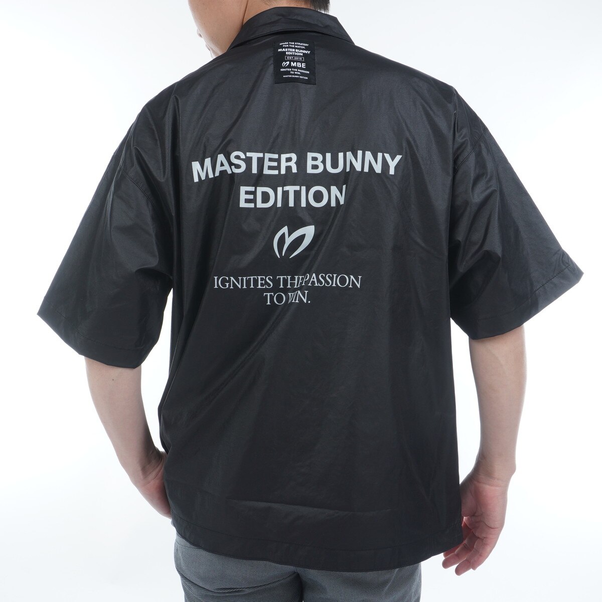 ストレッチシレー加工 半袖コーチシャツ(アウター(ブルゾン、ウインド