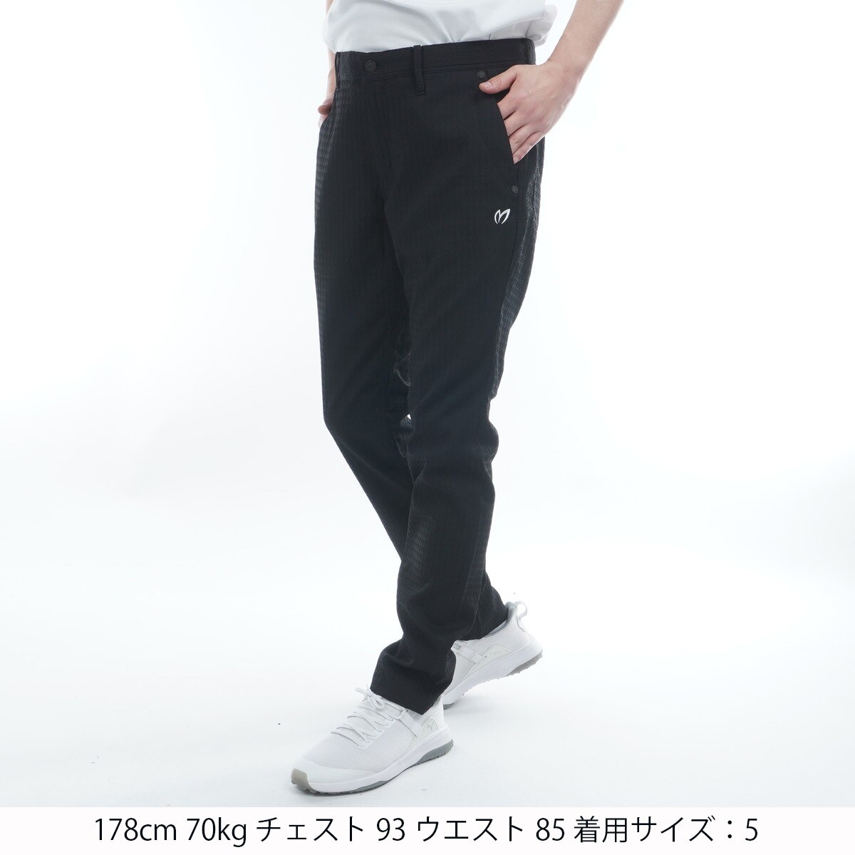格子ジャカード ノータックパンツ(ロングパンツ)|MASTER BUNNY 格子ジャカード ノータックパンツ(ロングパンツ)|MASTER BUNNY