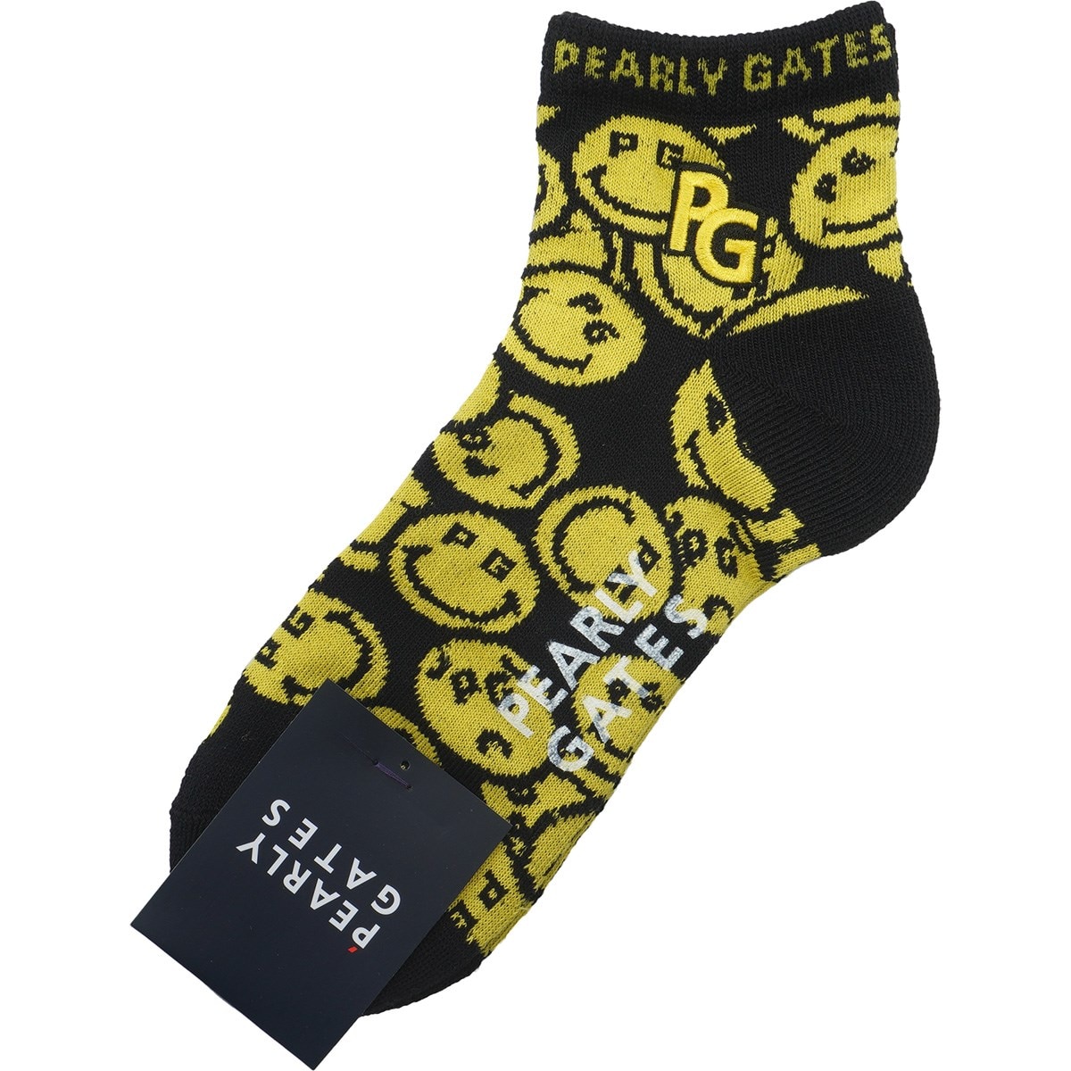バナナニコ柄ショートソックス レディス(靴下)|PEARLY GATES バナナニコ柄ショートソックス レディス(靴下)|PEARLY GATES