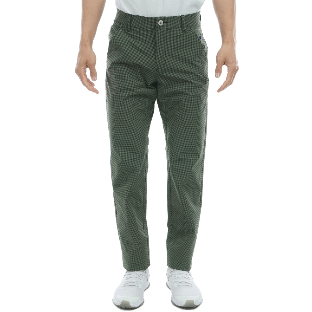 ゴルチェ　レギンス ストレッチフォーサー ギンガムチェックパンツ(ロングパンツ)|Le coq