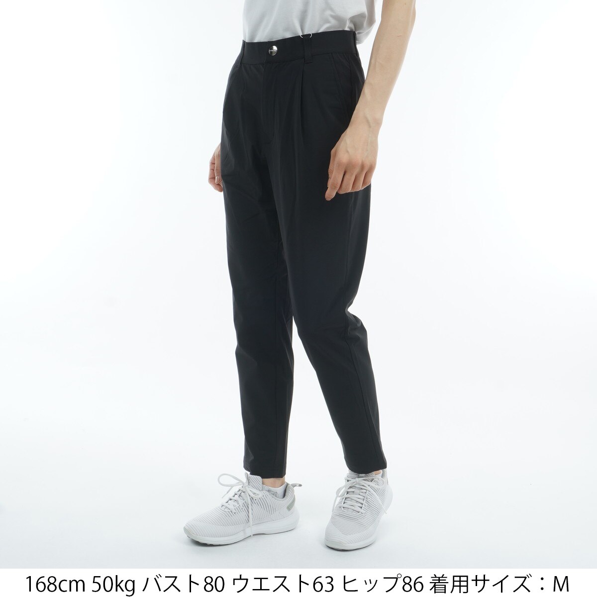 ストレッチ ワンタック9分丈パンツ レディス(ロングパンツ)|Le