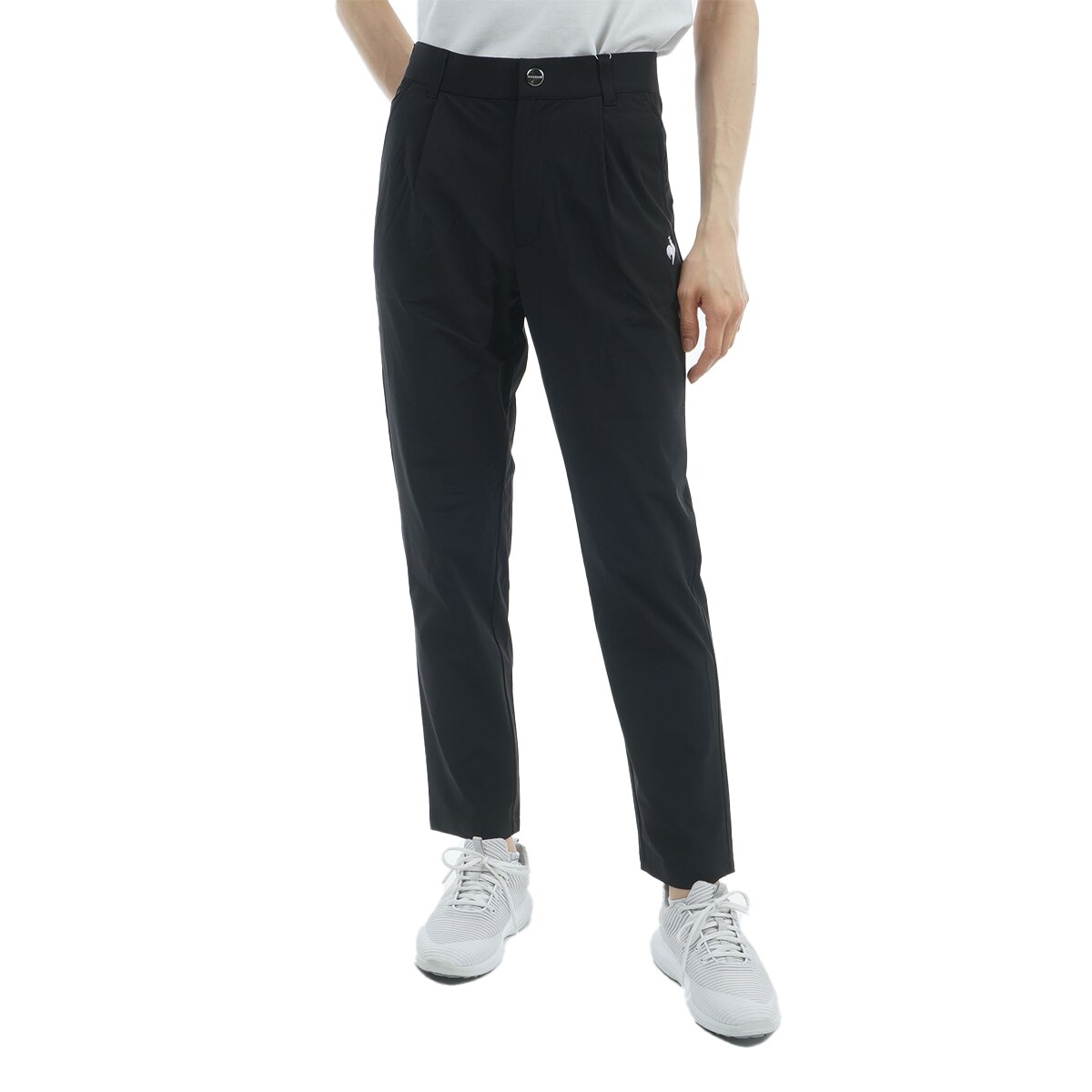 ストレッチ ワンタック9分丈パンツ レディス(ロングパンツ)|Le