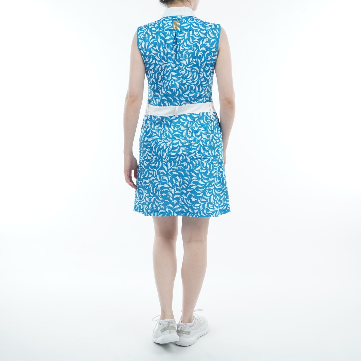 ストレッチ 総柄ノースリーブワンピース レディス(ワンピース)|Le coq