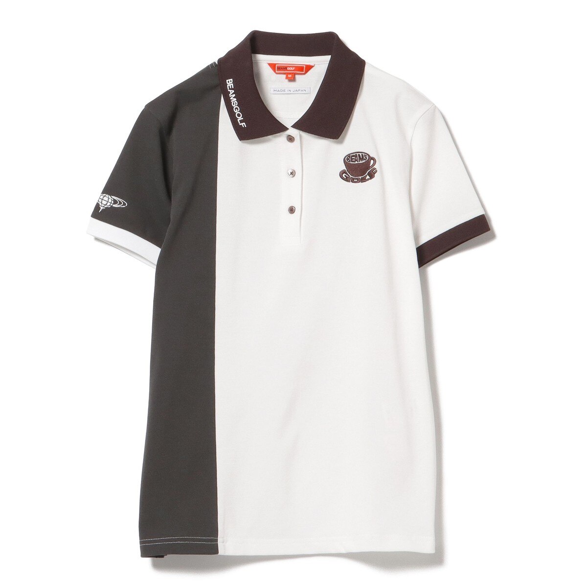 ORANGE LABEL 切り替え バイカラーポロシャツ レディス(半袖シャツ