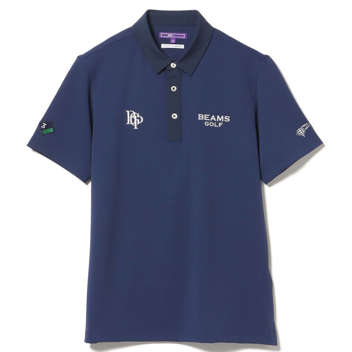 Beams Golf ポロシャツ Lサイズ ネイビー BEAMS GOLF（ビームス ゴルフ） ポロシャツ 「MEN」BEAMS GOLF PURPLE