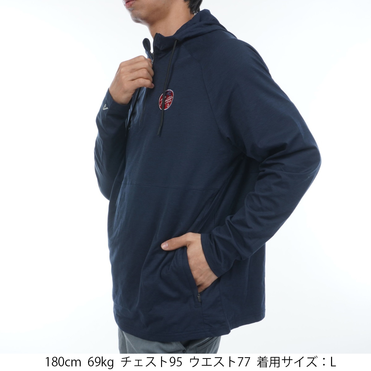 Jupiter Links SPIKES 2 クォータージップ プルオーバー フーディー