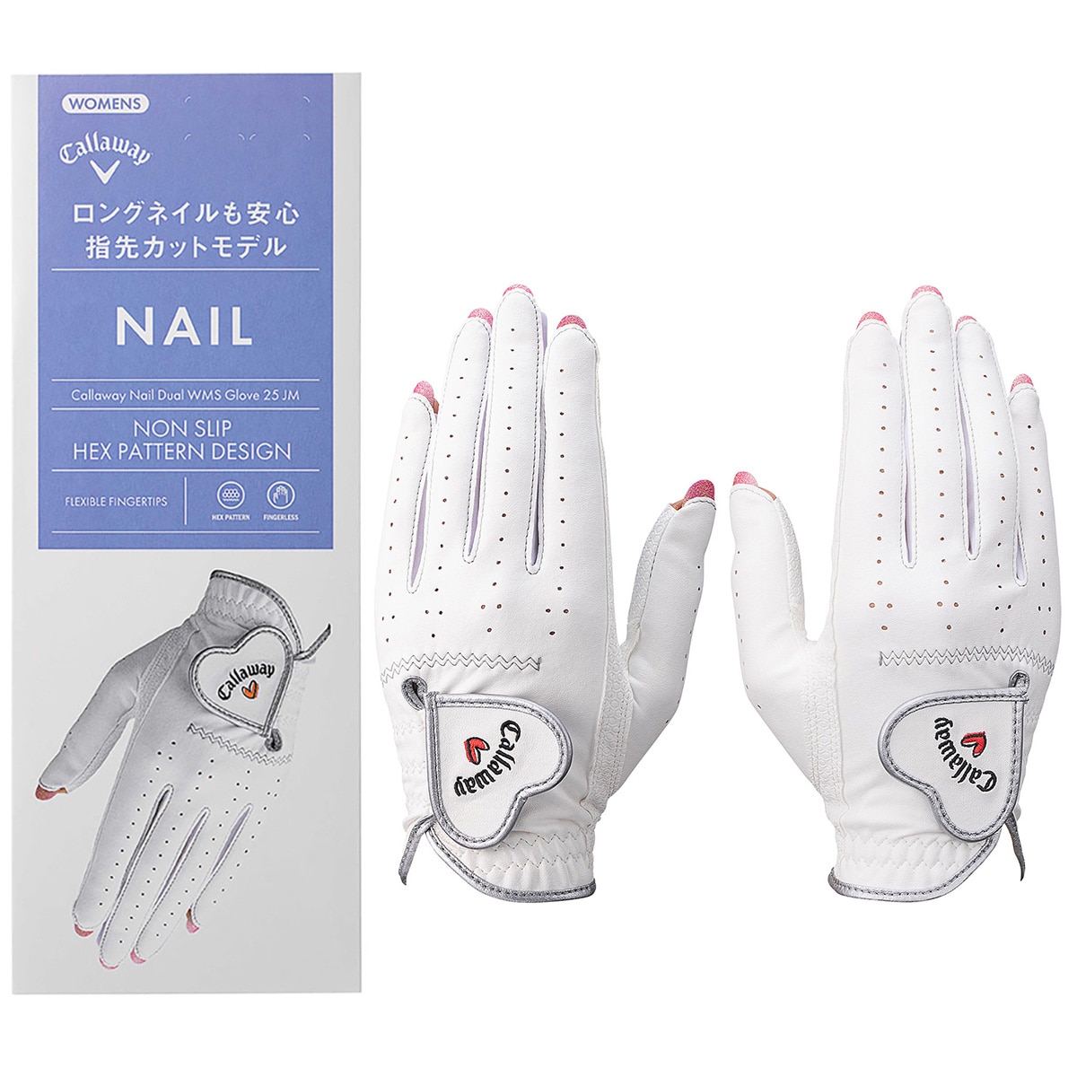 Dance With Dragonグローブ2セットネイルカット両手サイズ3 NAIL グローブ 両手用 5セット レディス(【女性】グローブ)|Callaway