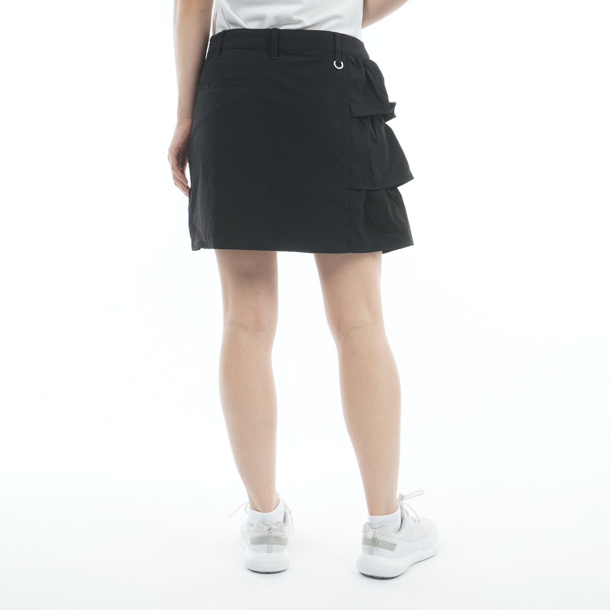 セール・アウトレット】ストレッチ フリル切替スカート レディス