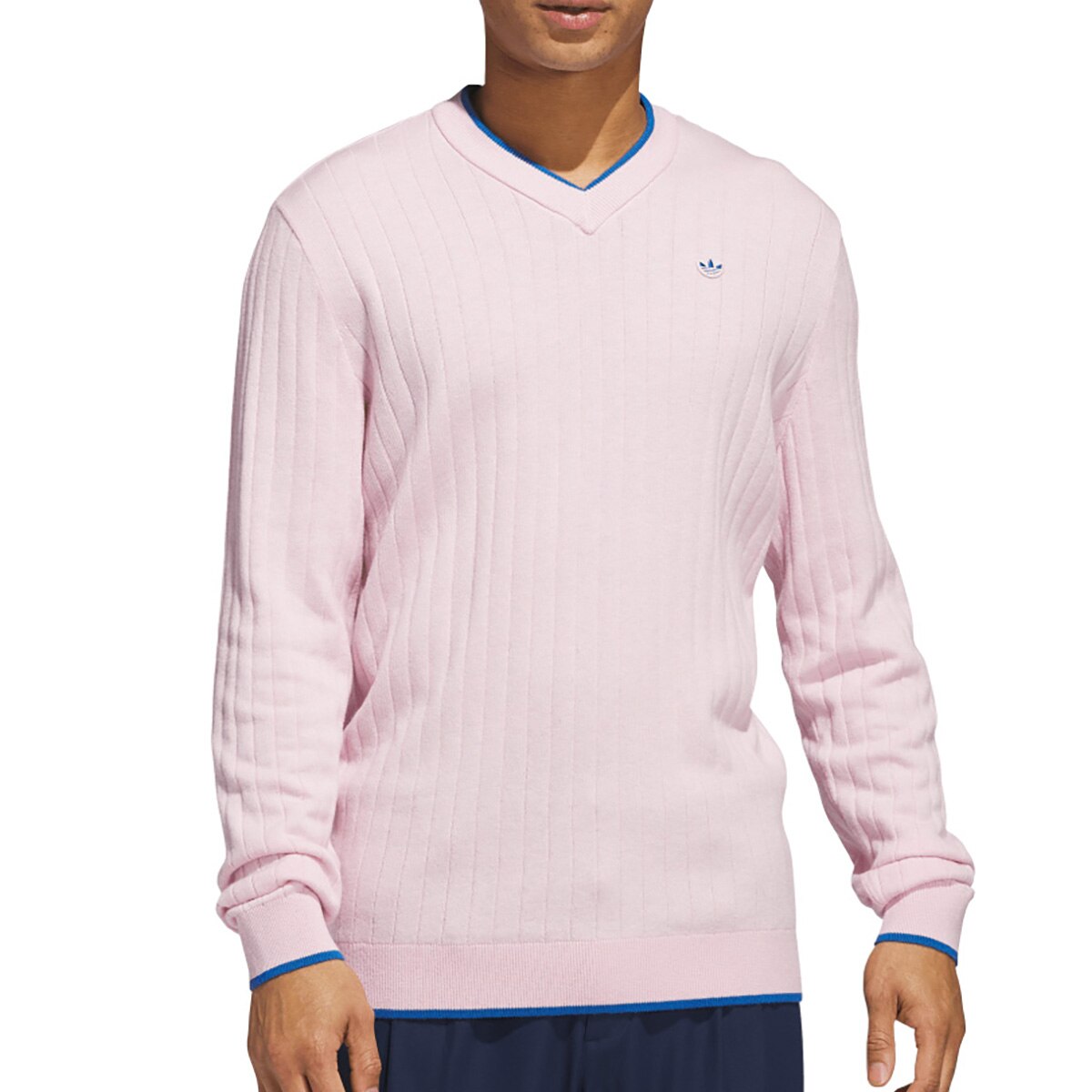 DESCENTE GOLF 　 Vネック セーター M デサントゴルフ DESCENTE ゴルフ レーヨン混モックネック