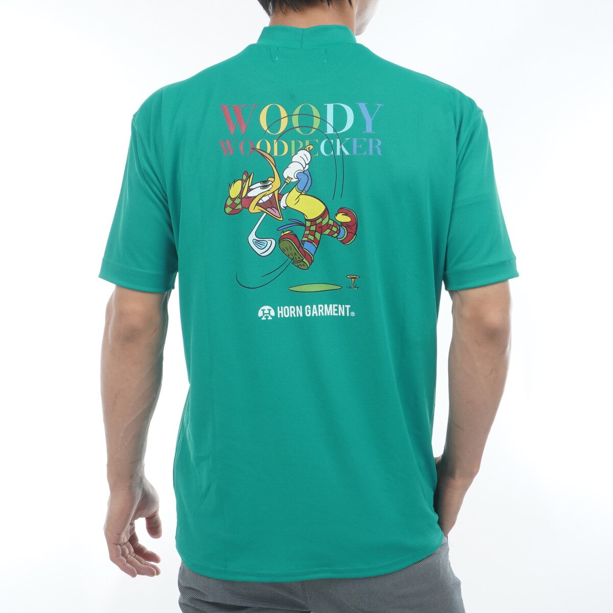 セール・アウトレット】Woody Woodpecker ストレッチ モックネック半袖