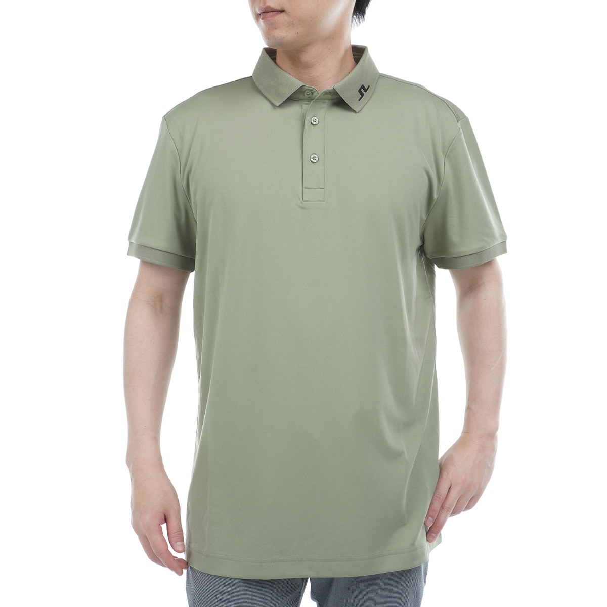 J.LINDEBERG NYモチーフプリント バックブリッジ ストレッチ半袖ポロ J.LINDEBERG NYモチーフプリント バックブリッジ ストレッチ半袖ポロ