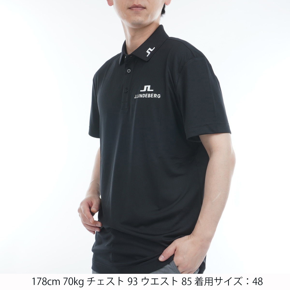 【ラスト1点】ジェイリンドバーグ エコテックス バックブリッジ ポロシャツ 42210000-0.jpg