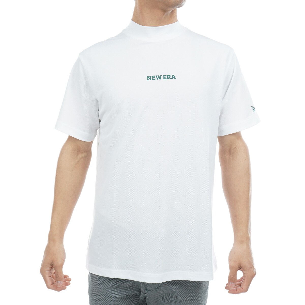 NEW ERA GOLF CLUB ホワイト ハイネック Tシャツ NEW ERA GOLF CLUB ホワイト ハイネック Tシャツ-ブランド品専門