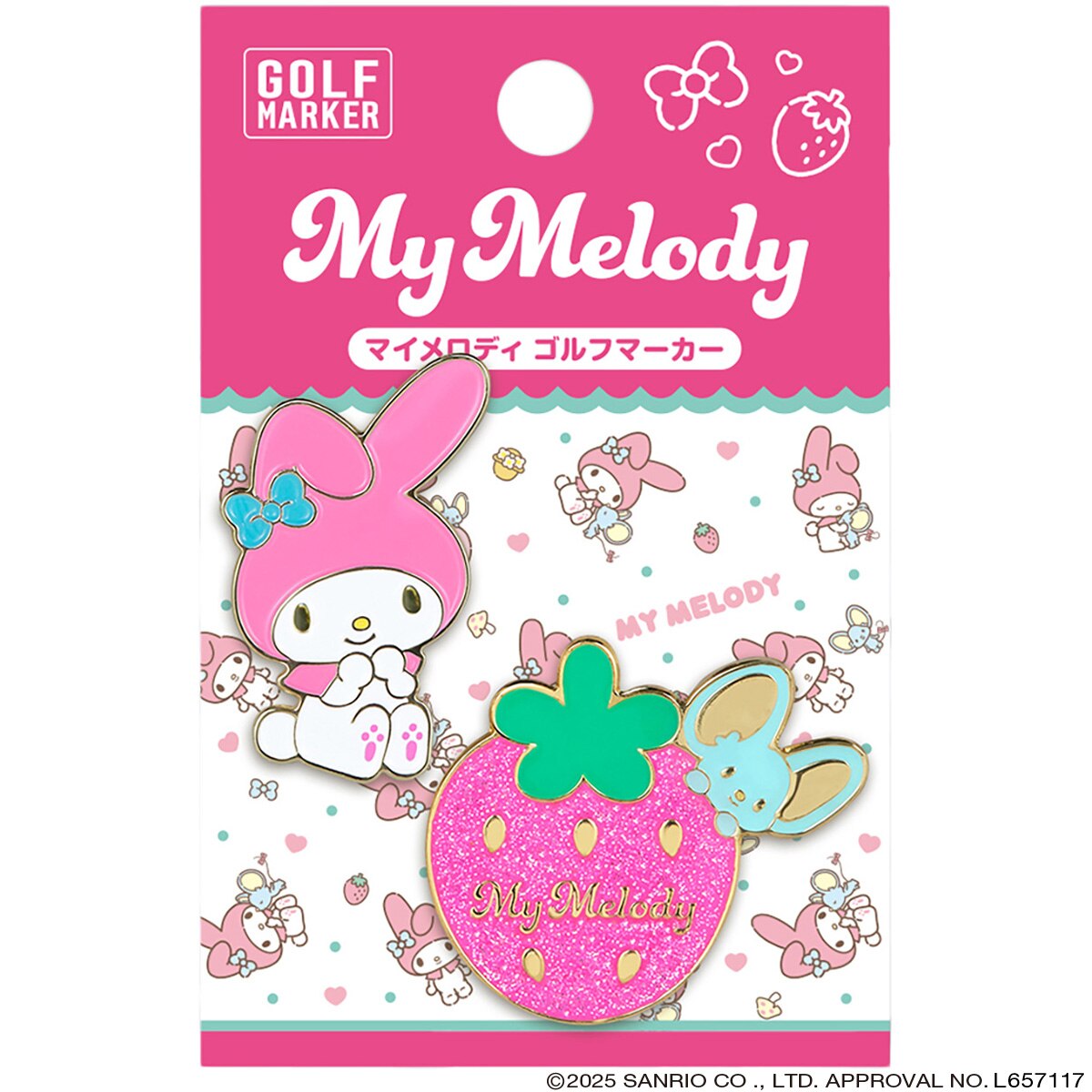 マイメロディ ver.2 ゴルフマーカー(マーカー)|その他(その他