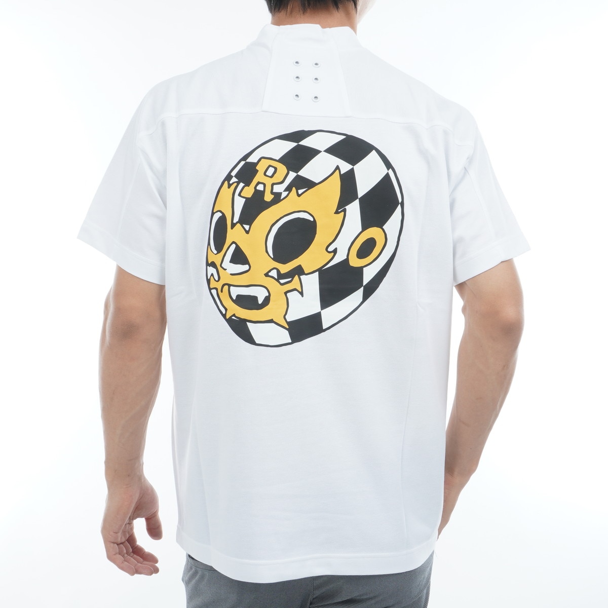 CHECKER LUCHA モックネック半袖シャツ(半袖シャツ・ポロシャツ