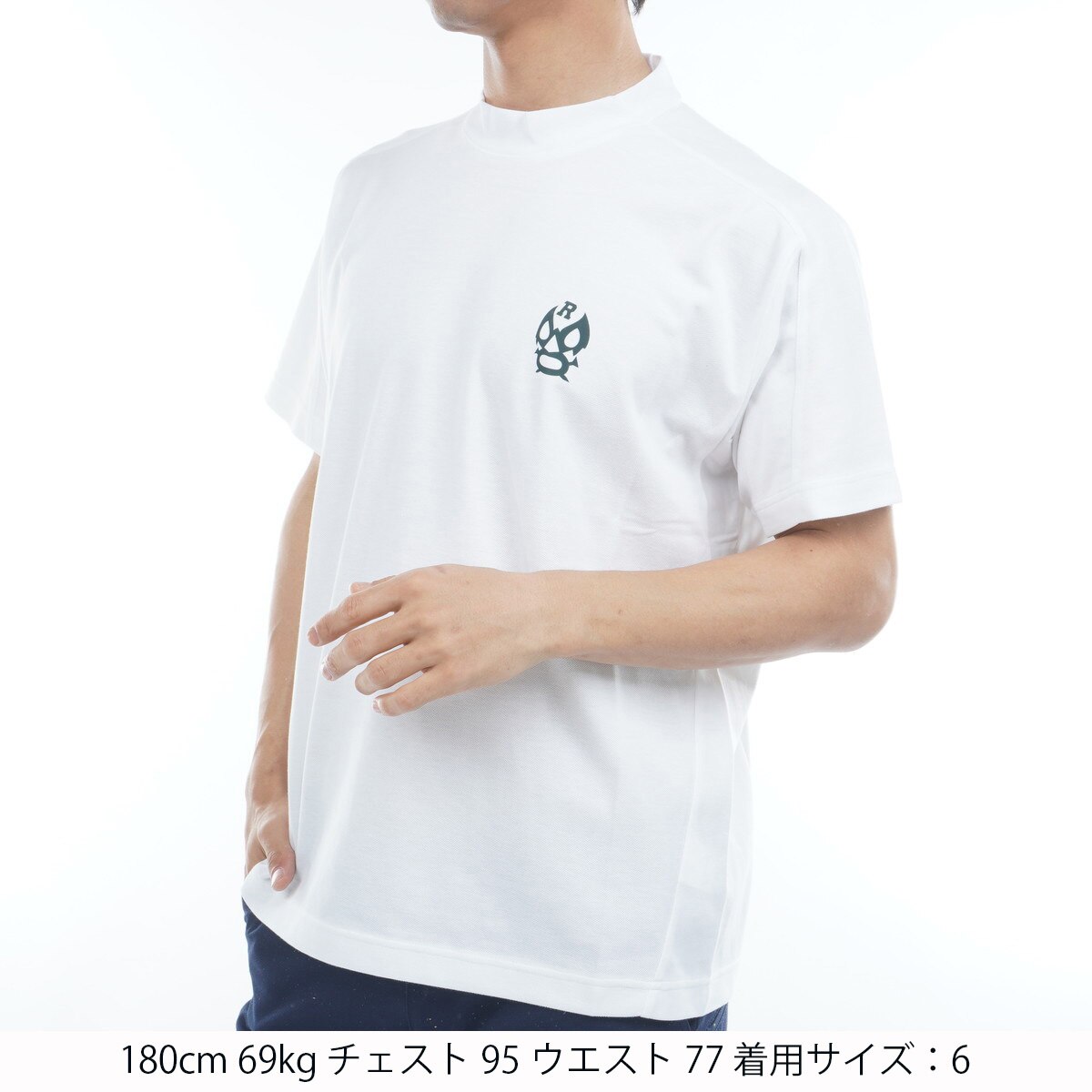STロゴ モックネック半袖シャツ(半袖シャツ・ポロシャツ