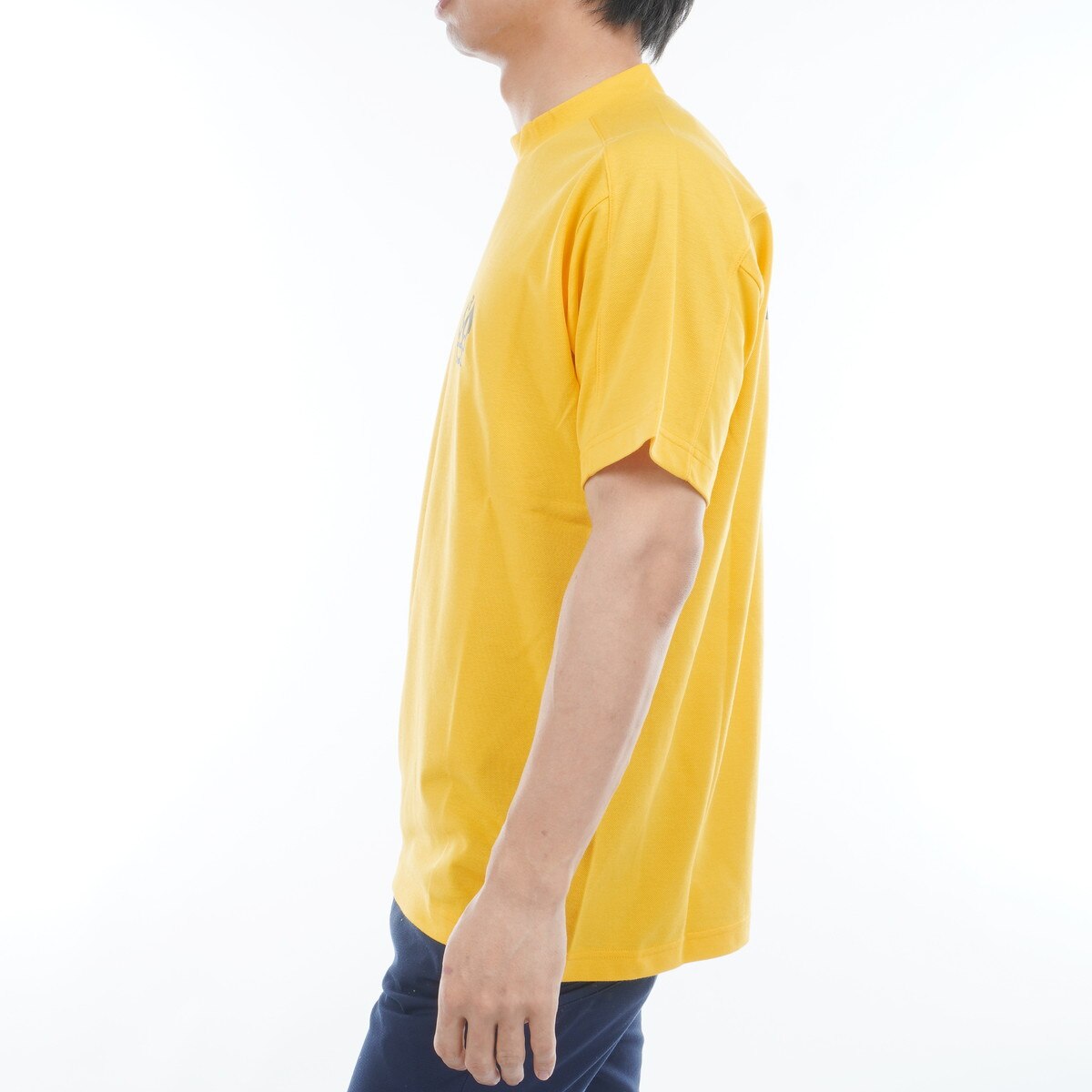 ラッセルノ ゴルフ スローアップ ロゴ LF モックネック イエロー M 4 ラッセルノ ゴルフ スローアップ ロゴ LF モックネック イエロー