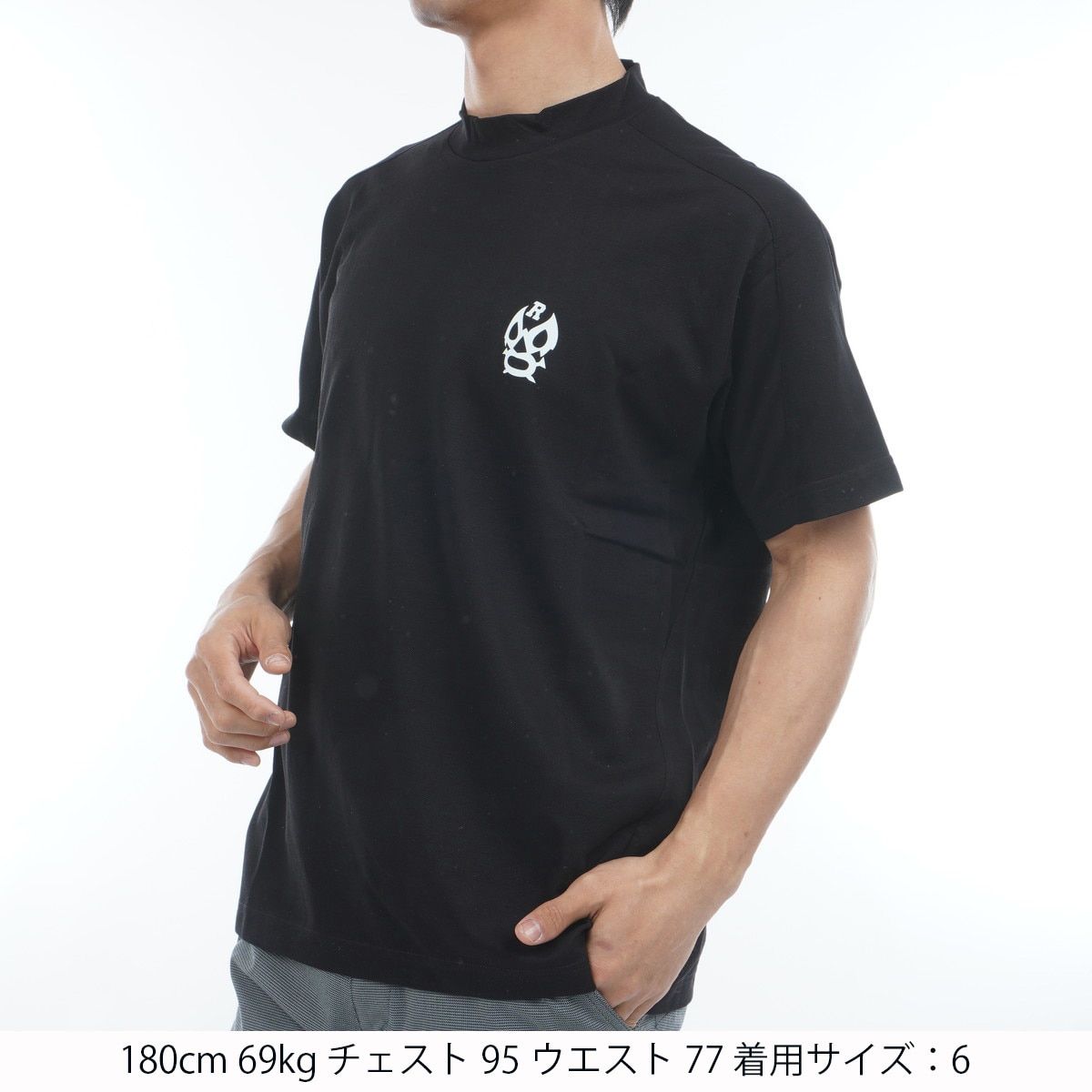 STロゴ モックネック半袖シャツ(半袖シャツ・ポロシャツ