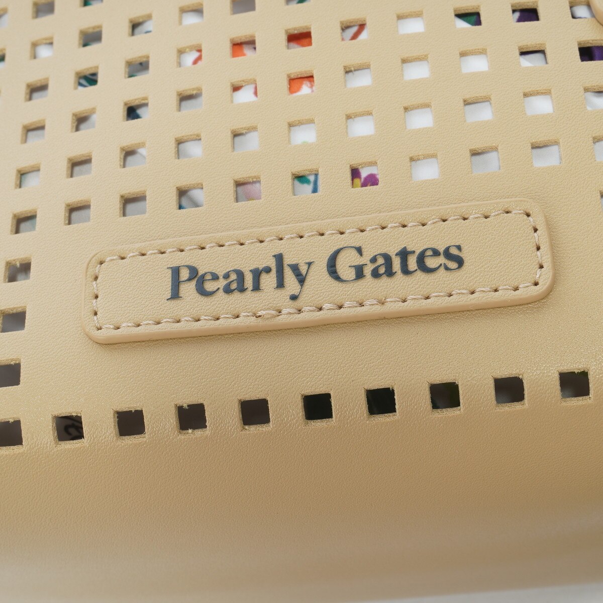 ★PEARLYGATES[パーリーゲイツ] 合皮メッシュカートバッグ★ PEARLY GATES】合皮メッシュカートバッグ (UNISEX)（ゴルフ