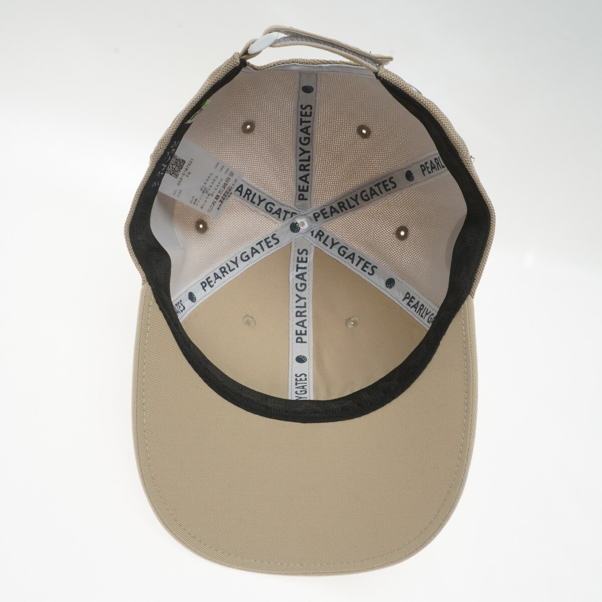 PEARLY GATES Bioネームリサイクルツイルキャップ (UNISEX) Bioネームリサイクルツイルキャップ (UNISEX) | PEARLY GATES