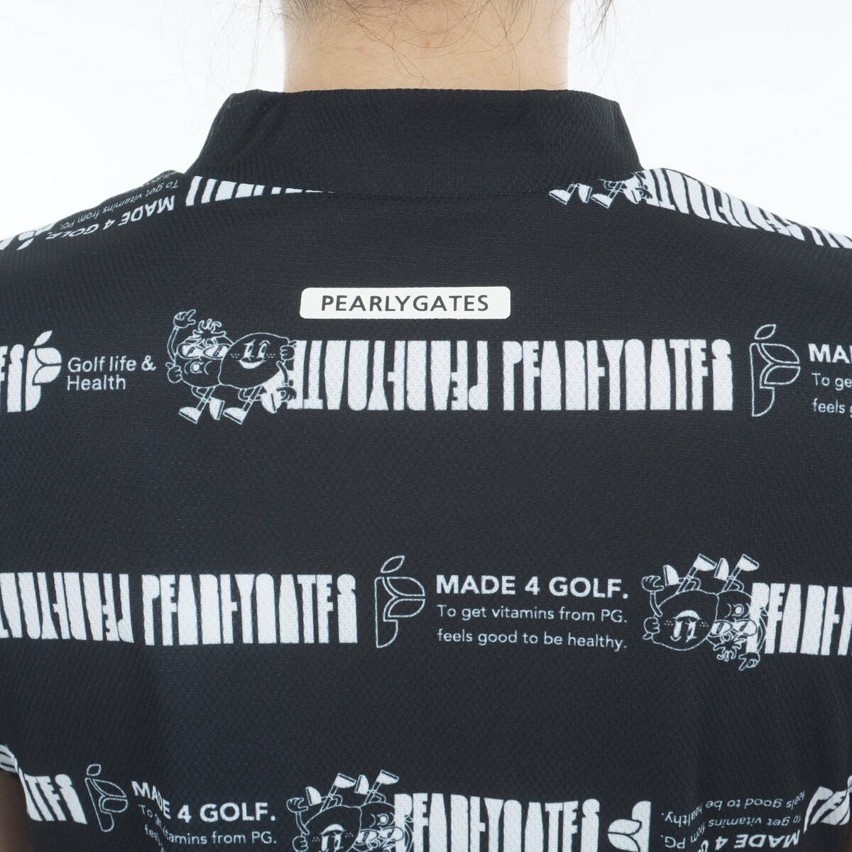 速衣メッシュ ロゴバーコードボーダー柄 半袖シャツ レディス(半袖