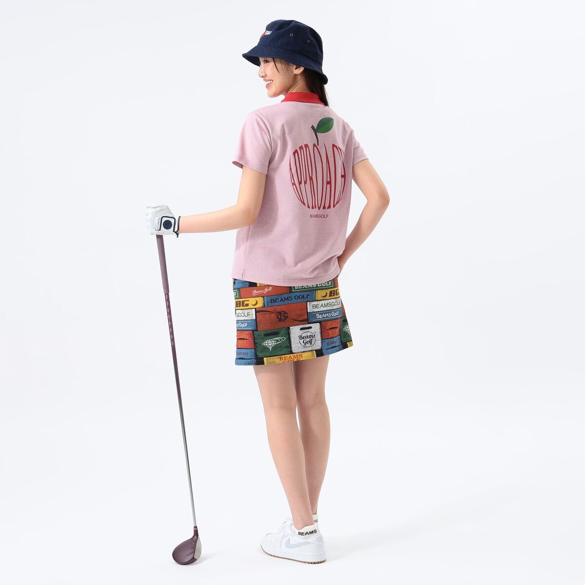 ORANGE LABEL フルーツロゴ クレリックポロシャツ レディス(半袖シャツ