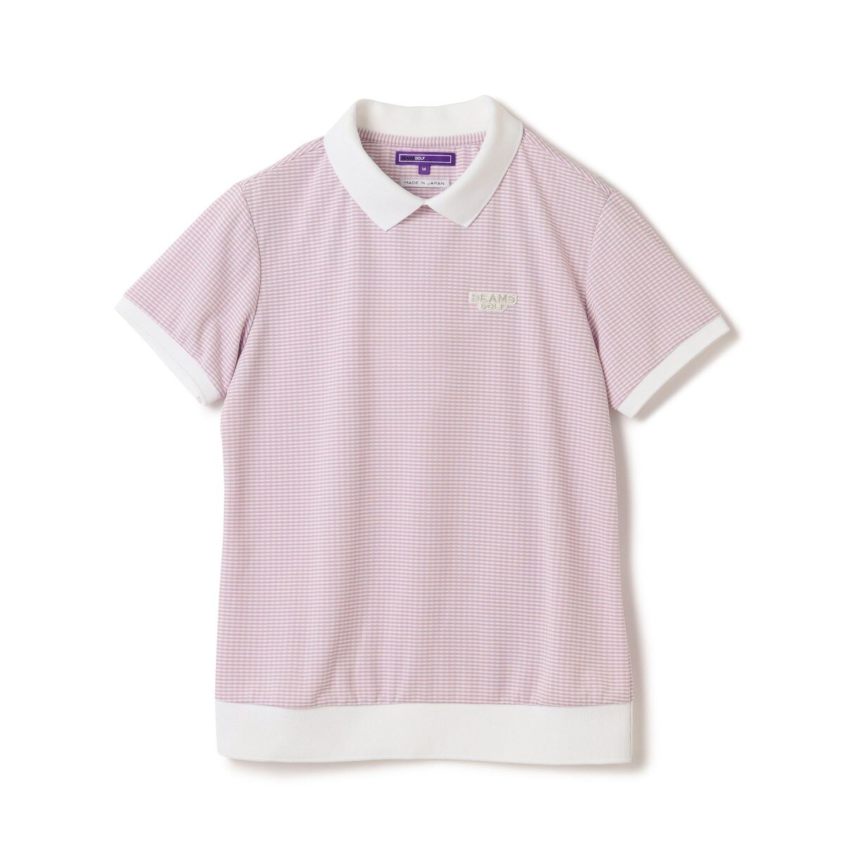 ビームスゴルフ ポロシャツ パープルレーベル ホワイト Mサイズ レディース BEAMS GOLF（ビームス ゴルフ）PURPLE LABEL / スフィダンテ