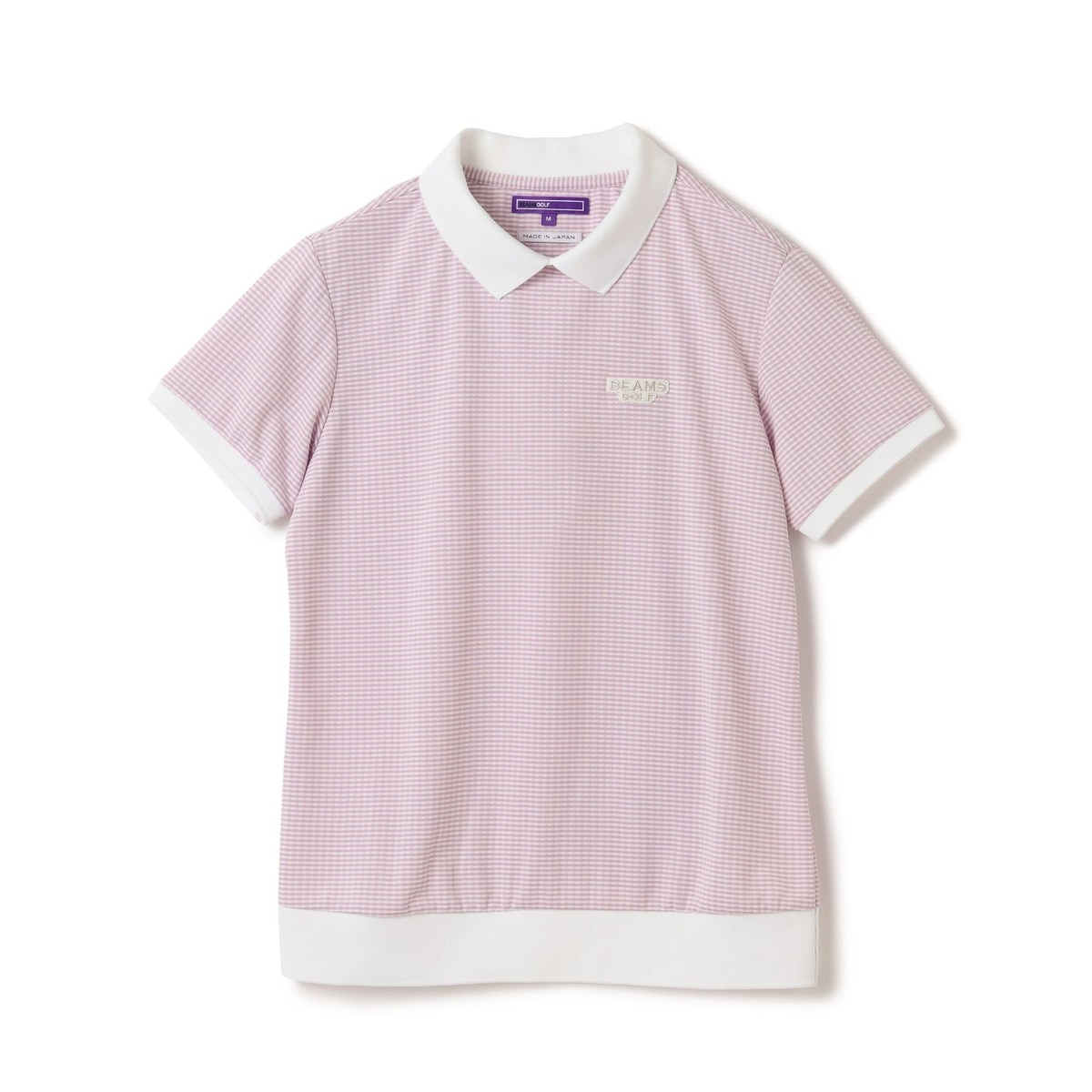 PURPLE LABEL 襟付き ギンガムチェック プルオーバー レディス