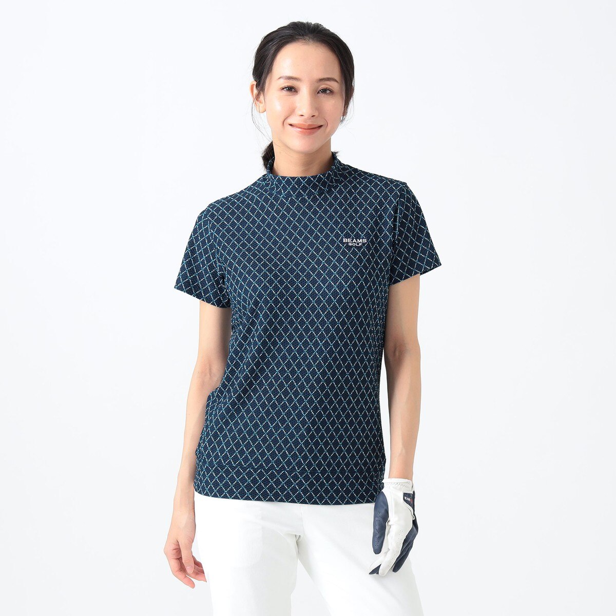 ビームスゴルフ　BEAMSGOLF ストライプシャツ Mサイズ パープルレーベル BEAMS GOLF（ビームスゴルフ）の「BEAMS GOLF PURPLE LABEL