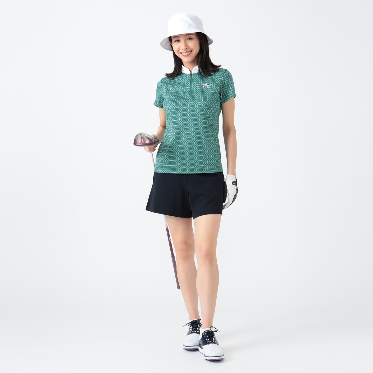 PURPLE LABEL ストレッチツイル キュロット レディス(ハーフパンツ