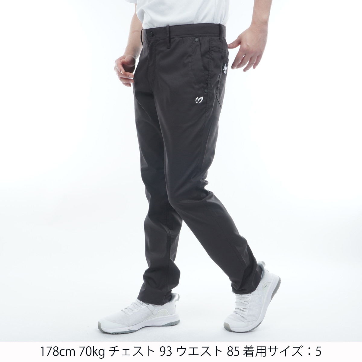 アウトレット】ドビーストレッチ ノータックパンツ(ロングパンツ