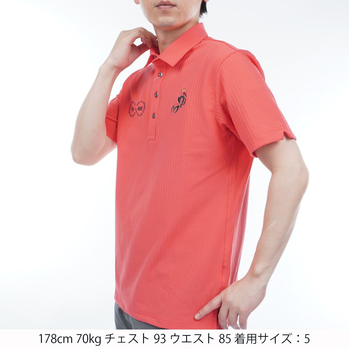 サッカーストライプ 半袖ポロシャツ(半袖シャツ・ポロシャツ)|MASTER