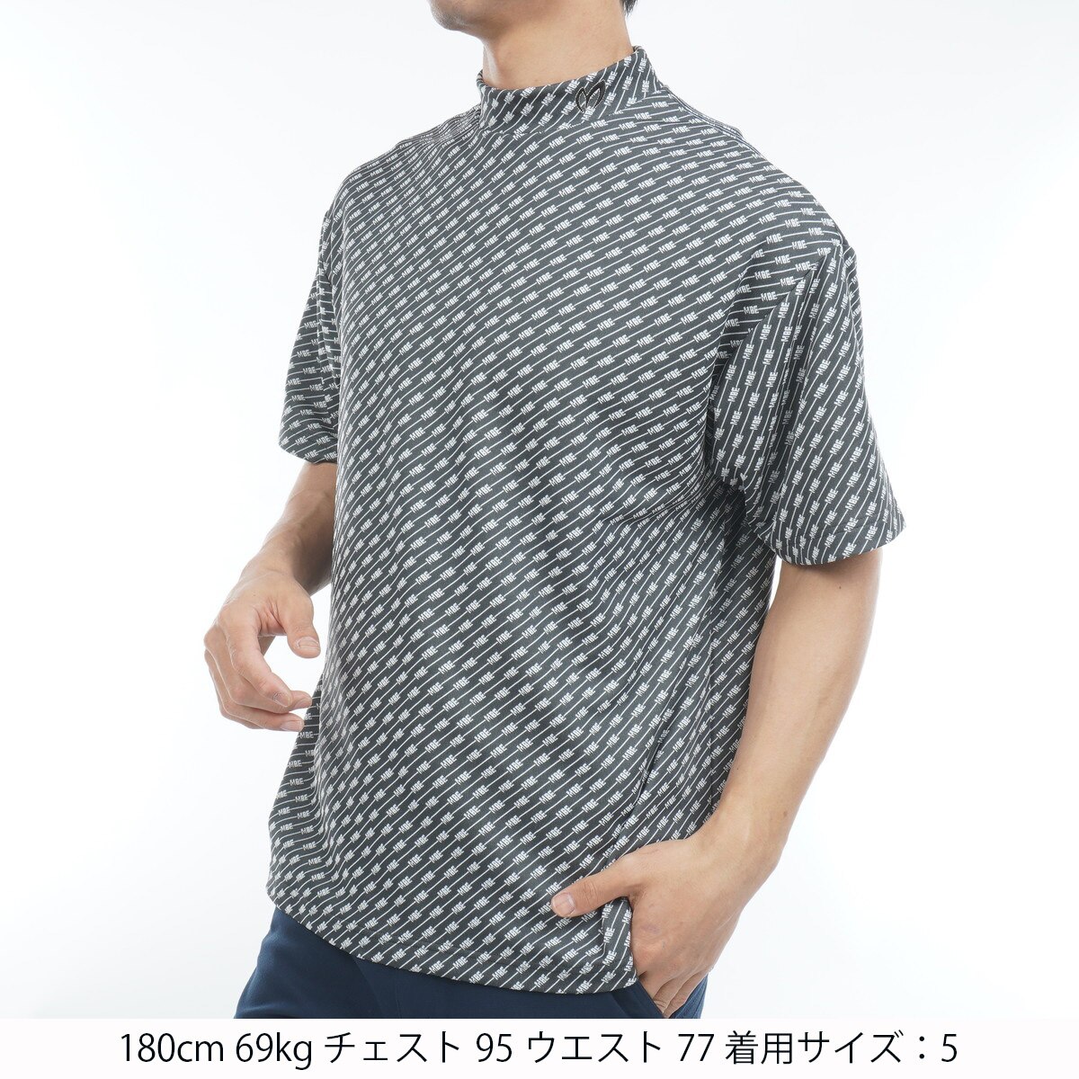 バイヤスロゴ柄凹凸ジャガード 半袖シャツ(半袖シャツ