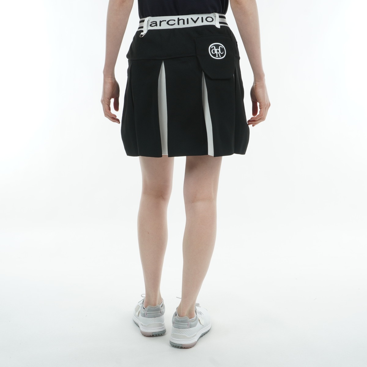 セール・アウトレット】ボックスプリーツ ニットスカート レディス