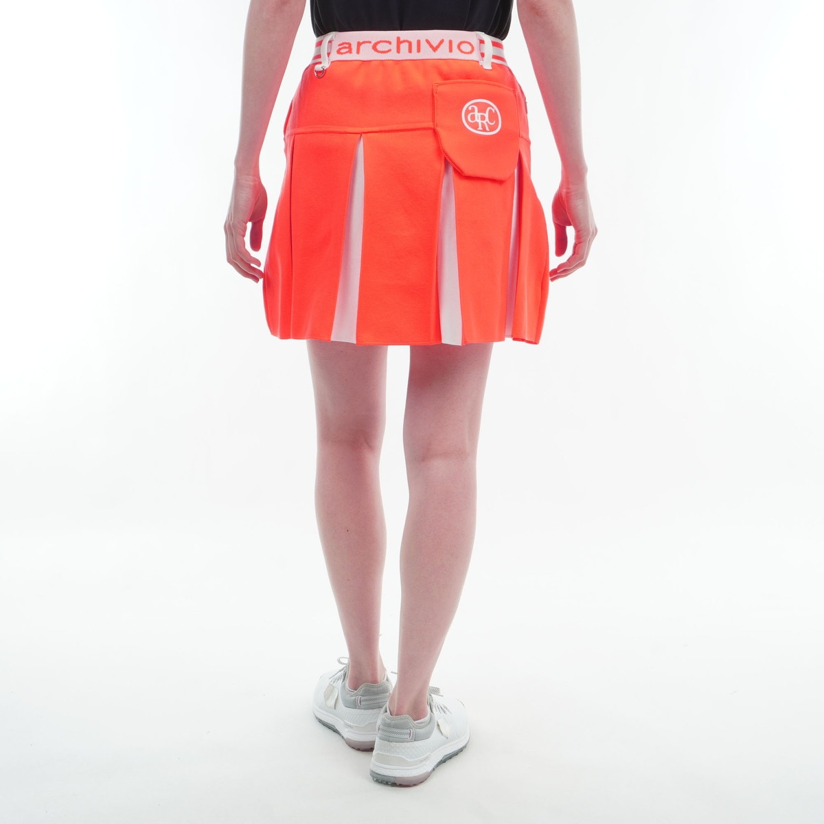 セール・アウトレット】ボックスプリーツ ニットスカート レディス