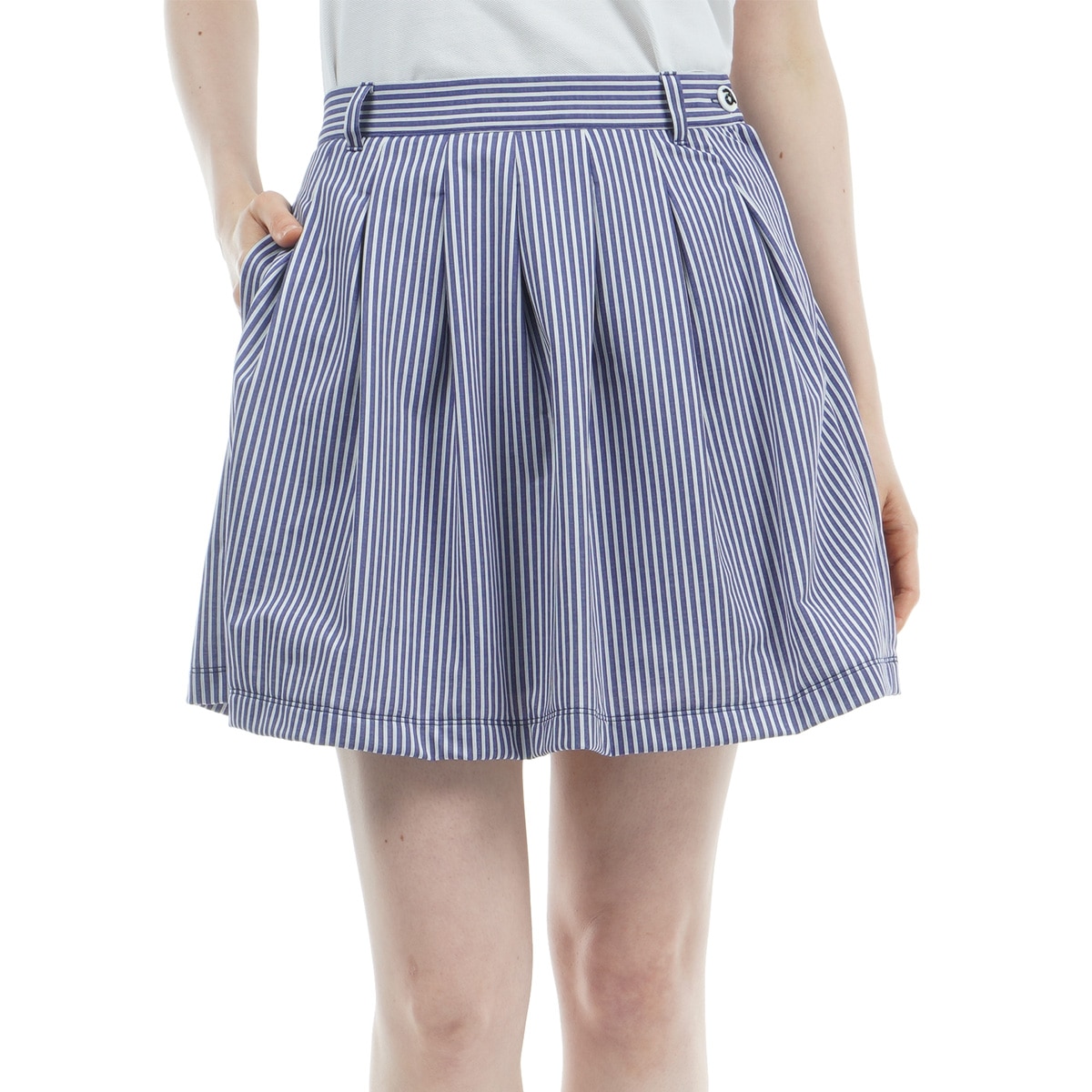 新品未使用　31900円の品　archivio ストライプ ゴルフスカート セール・アウトレット】ストライプ柄スカート レディス(スカート