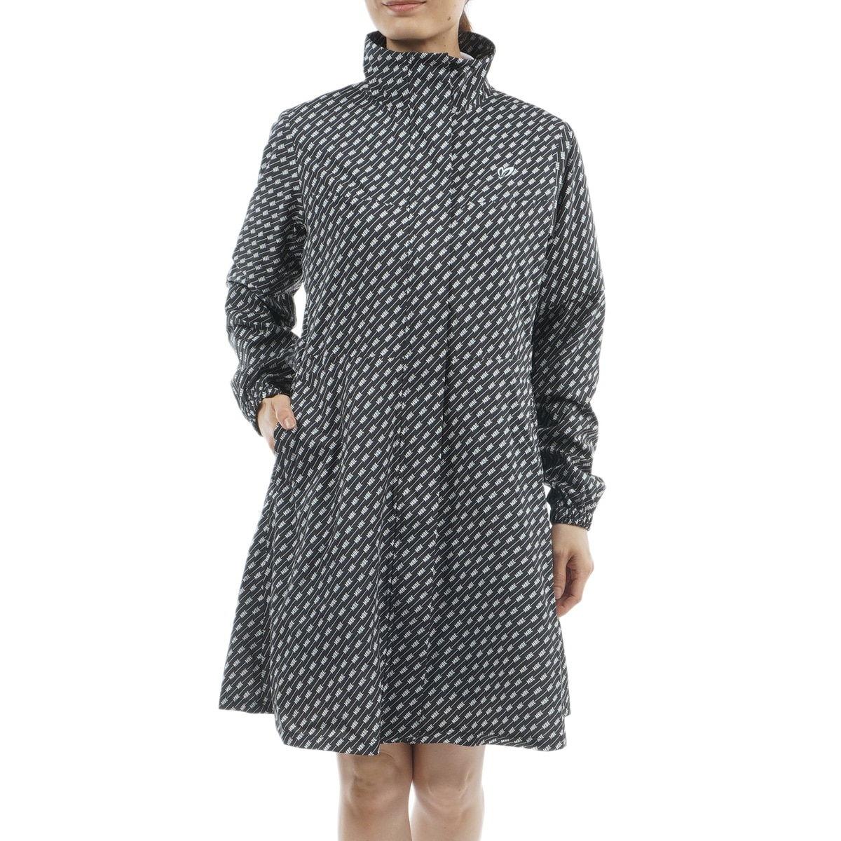 バイヤス柄 2WAYレインワンピース レディス(レインウェア)|MASTER