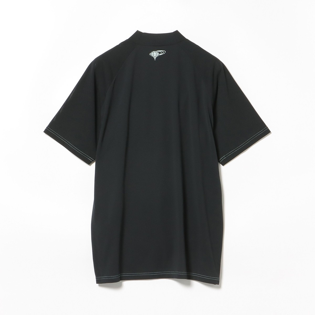 ORANGE LABEL ラグラン切り替え モックネックシャツ(半袖シャツ