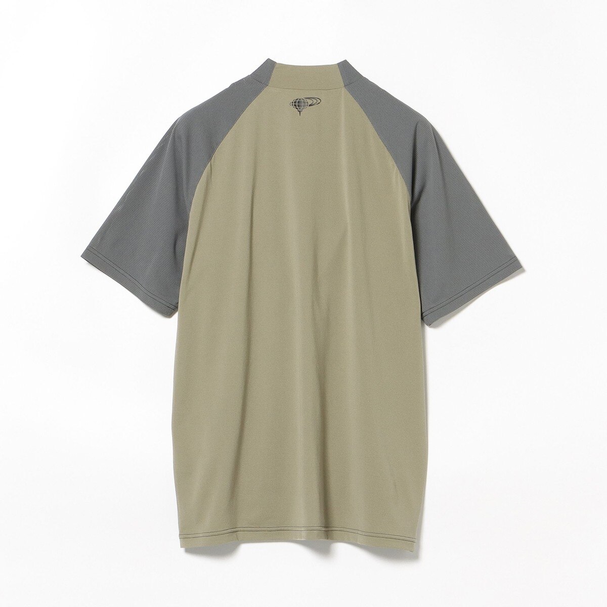 ORANGE LABEL ラグラン切り替え モックネックシャツ(半袖シャツ