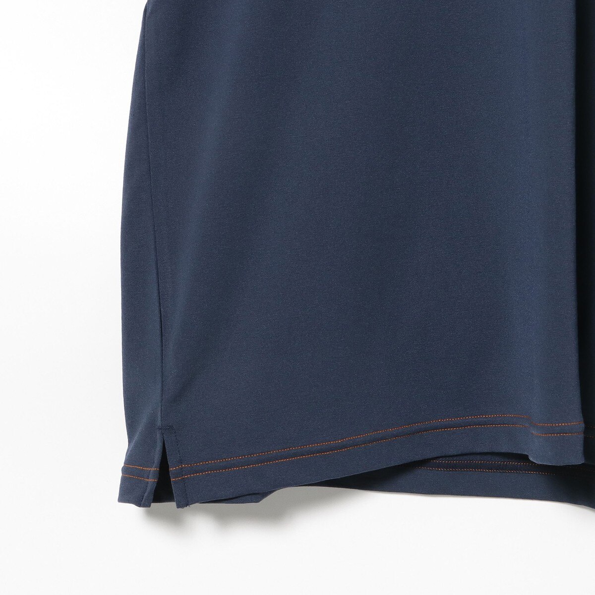 ORANGE LABEL ラグラン切り替え モックネックシャツ(半袖シャツ