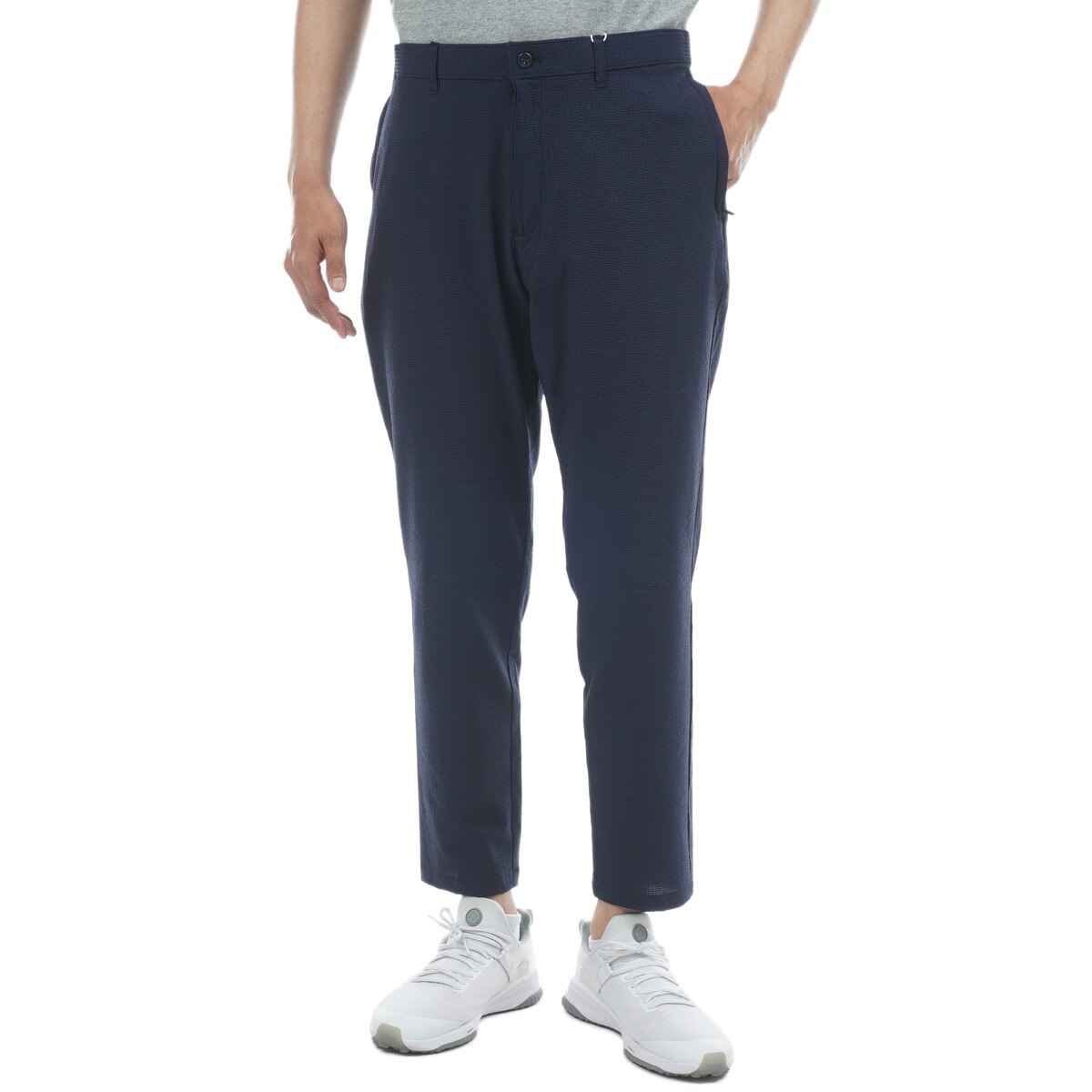 最大90%オフ - 特価 セール ストレッチ シアサッカー クロップドパンツ(ロングパンツ 94cm~