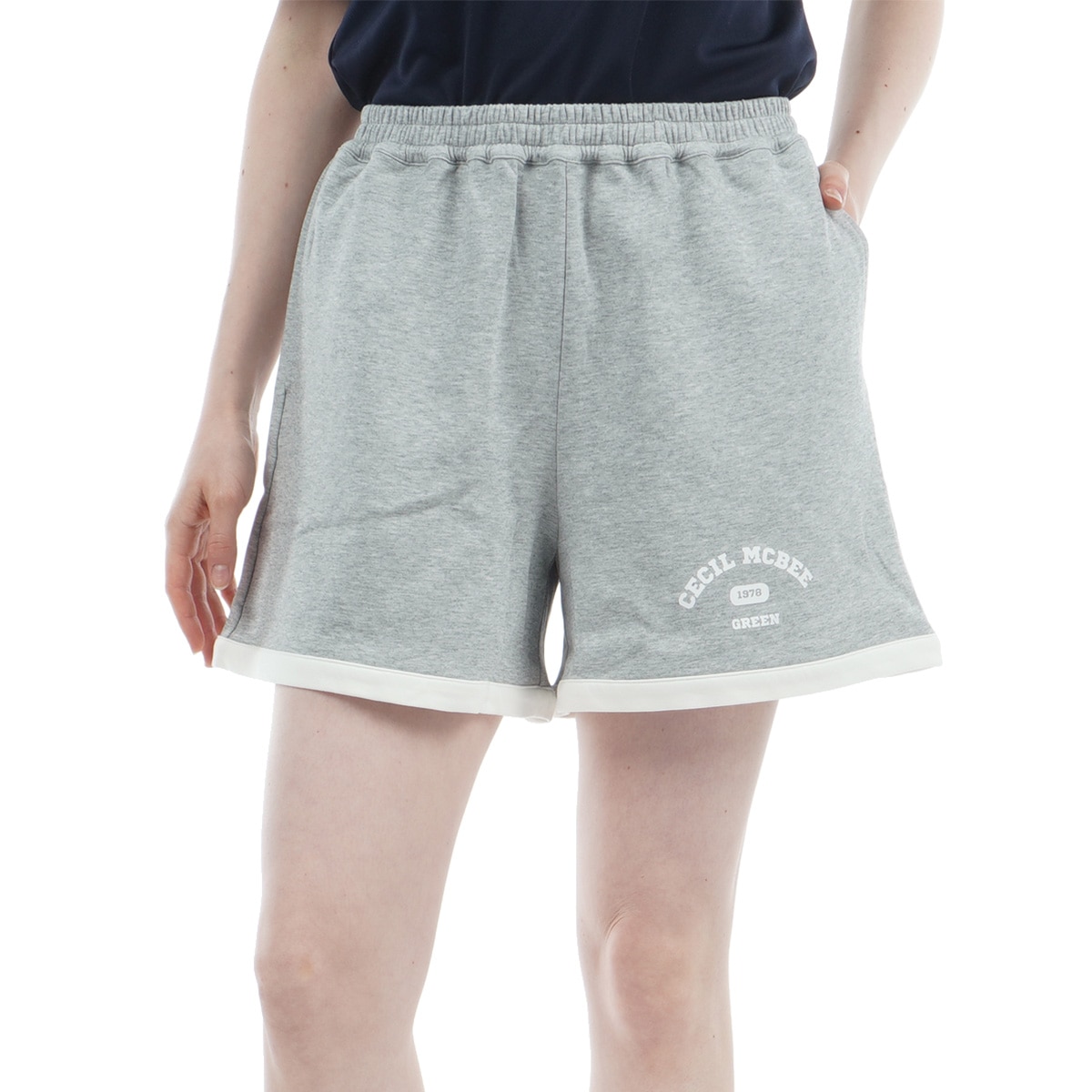スウェットショートパンツ レディス(ハーフパンツ)|CECIL McBEE green