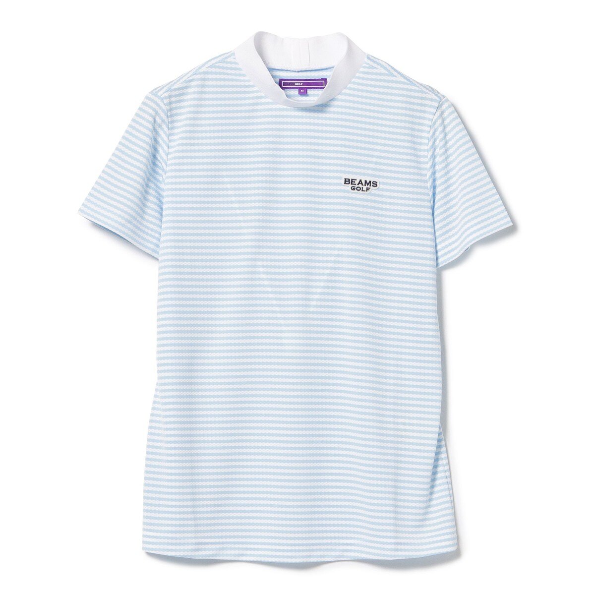 ★美品★BEAMS GOLF PURPLE LABEL ミニボーダー Lサイズ☆ BEAMS GOLF PURPLE LABEL(ビームスゴルフパープルレーベル