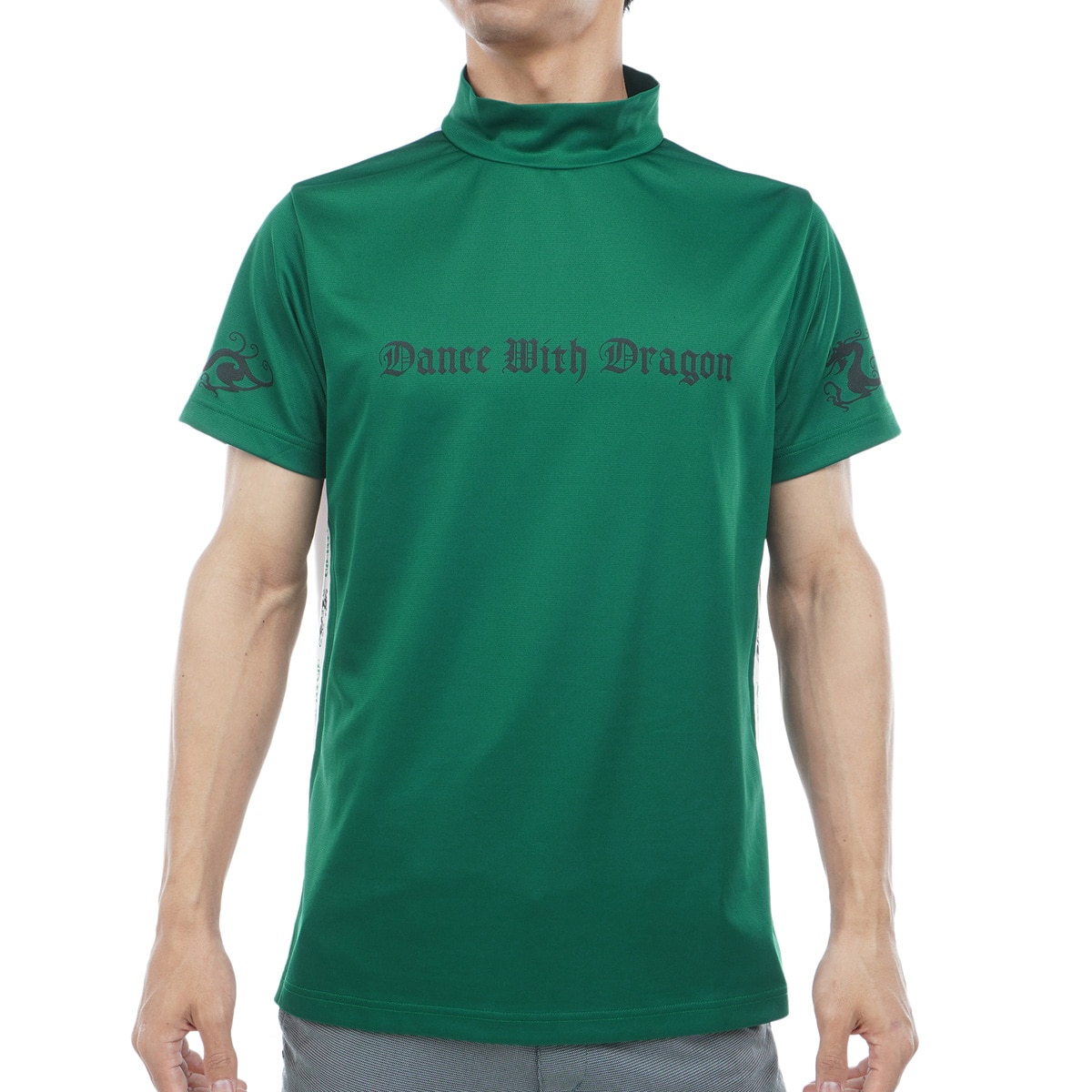 ストレッチ ドライクールマックス モックネック半袖シャツ(半袖シャツ