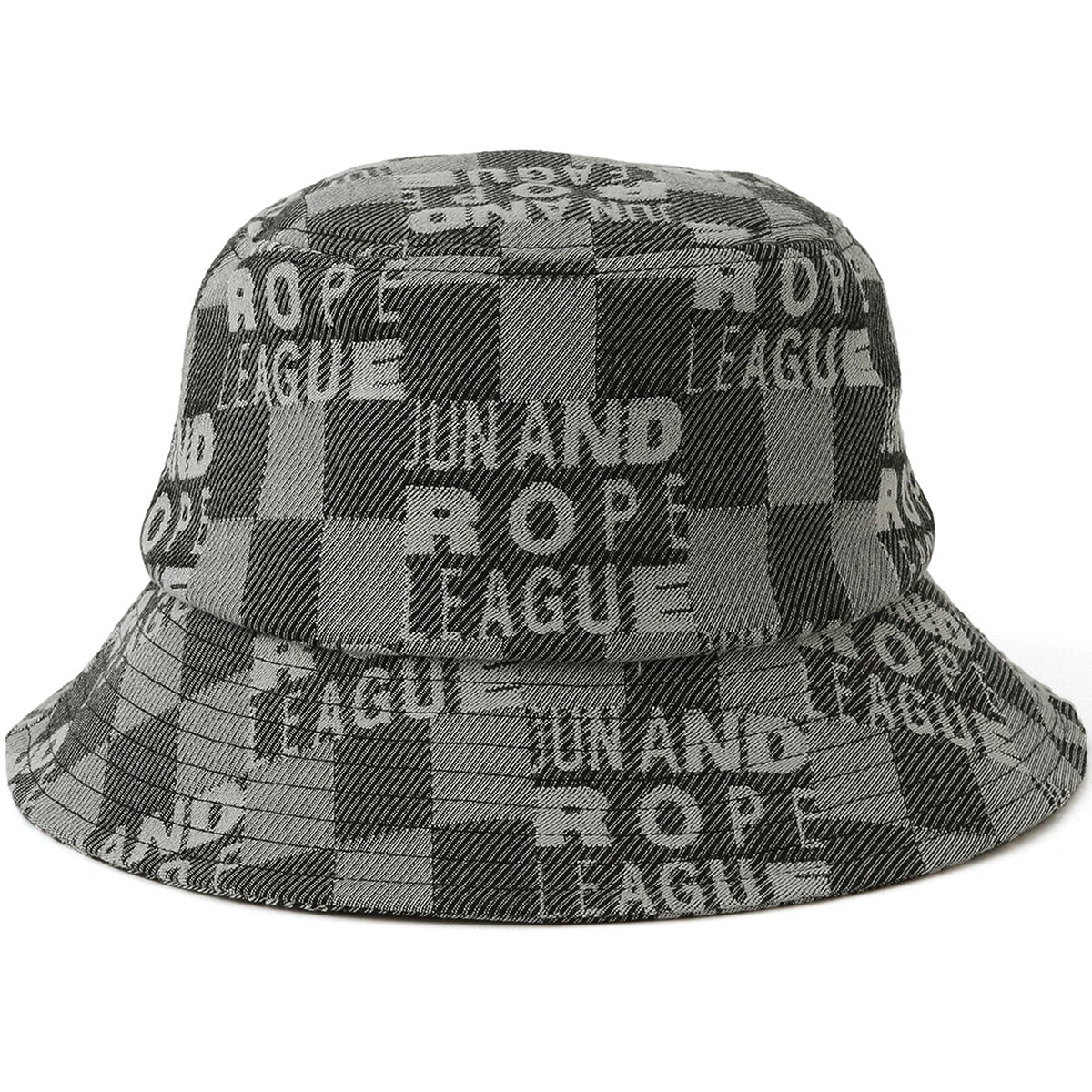 ジュン アンド ロペ　JUN & ROPE　チェッカーボードジャカード バケットハット　レディス チェッカーボードジャカード バケットハット レディス(【女性】その他