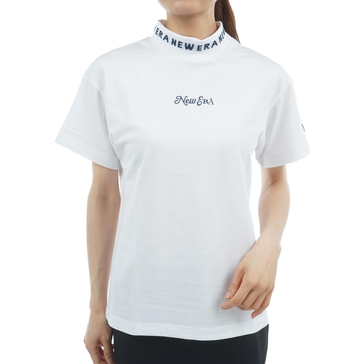 GDO別注 GFW ポリ鹿の子 モックネック半袖シャツ レディス(半袖シャツ