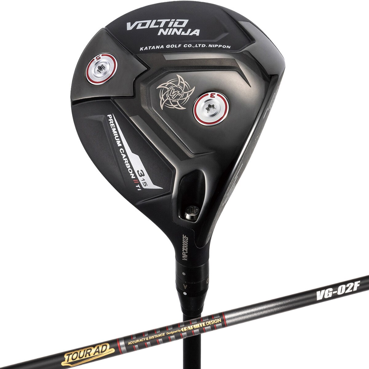 VOLTIO NINJA プレミアムカーボン II Ti フェアウェイウッド TOUR AD
