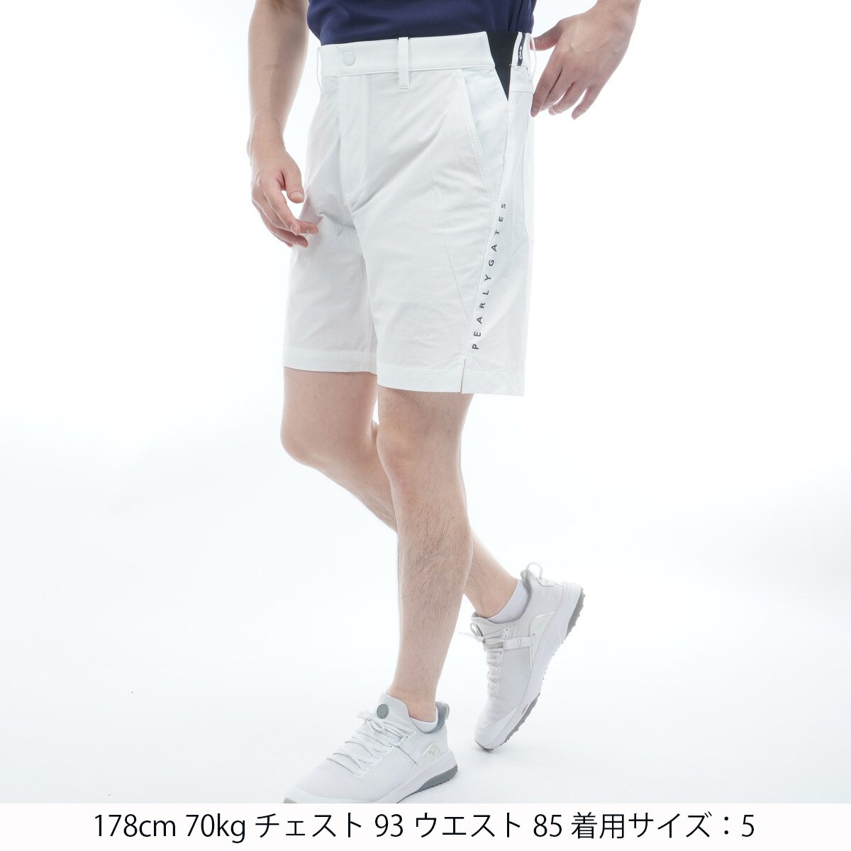 パーリーゲイツ　ハーフパンツ　ストレッチダイヤドビー　ドットエアー★4 ドビーストレッチ ショートパンツ(ハーフパンツ)|PEARLY GATES